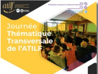 Affiche de la journée thématique transversale de l'ATILF